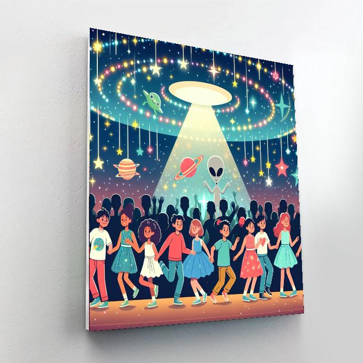 Galaxy Gala Gathering Numbered Painting Kits