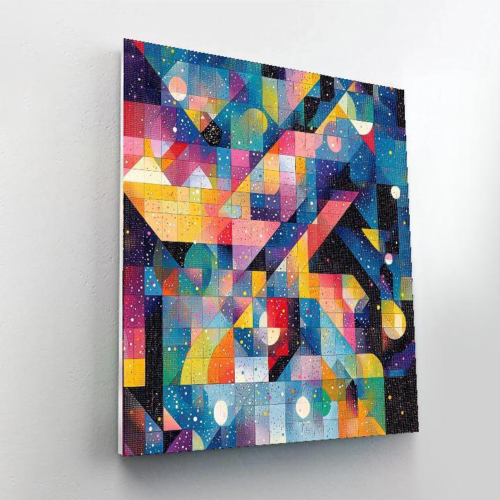 Georges Seurat Inspired Whimsical Geometric Patterns  Paint By Numbers Kits