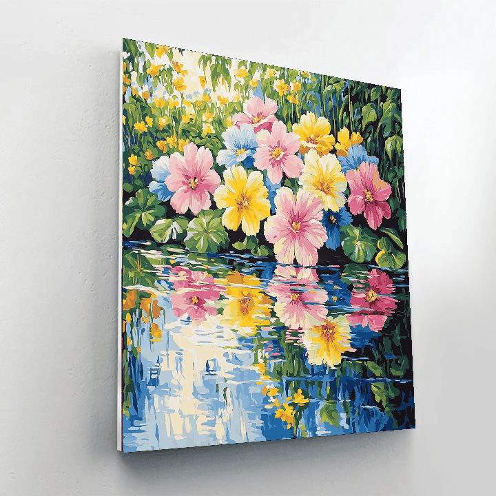 Claude Monet Inspired Garden Of Tranquility  Paint By Numbers Art