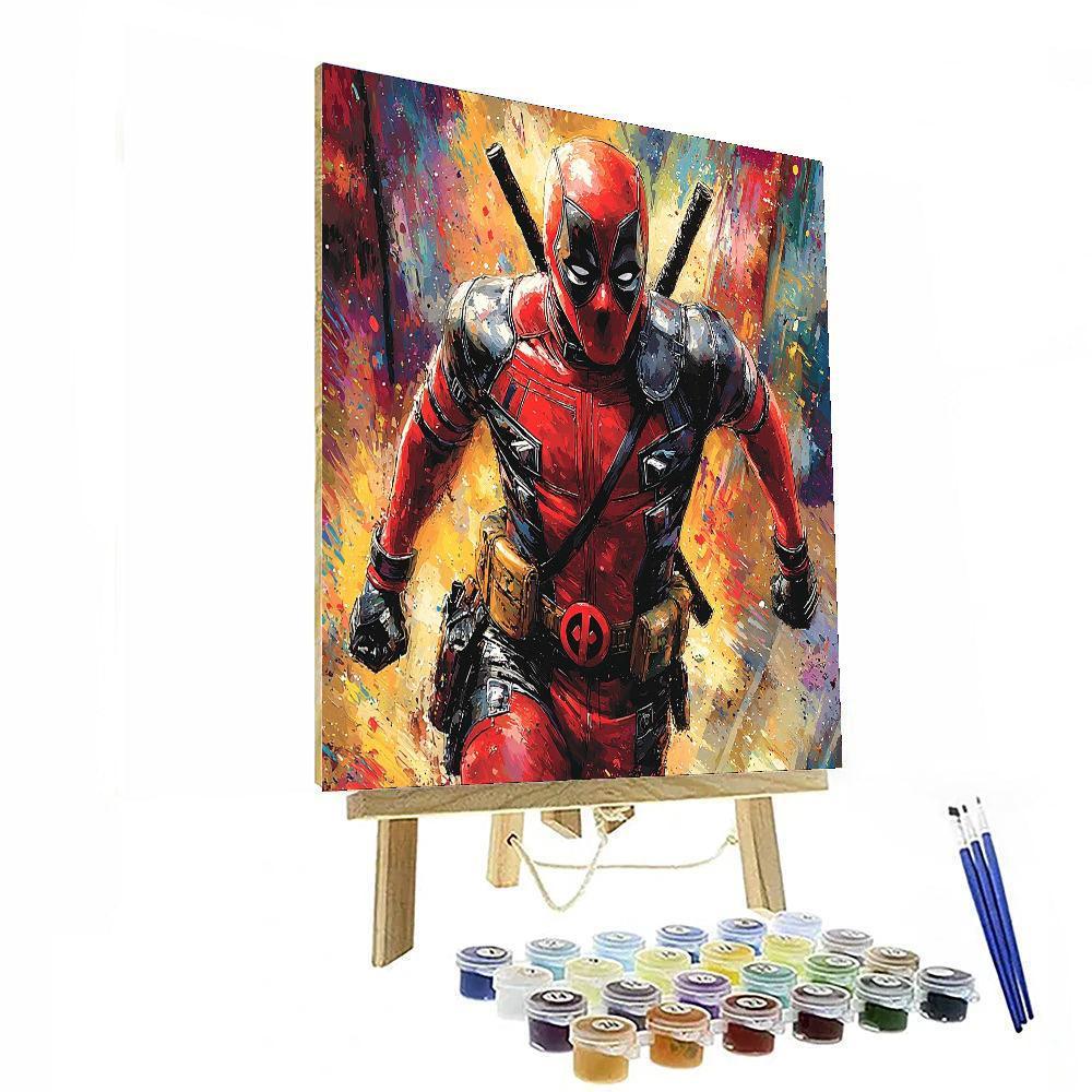 Ryan Reynolds: The Comedic Heart Of Deadpool Paint By Numbers Kits