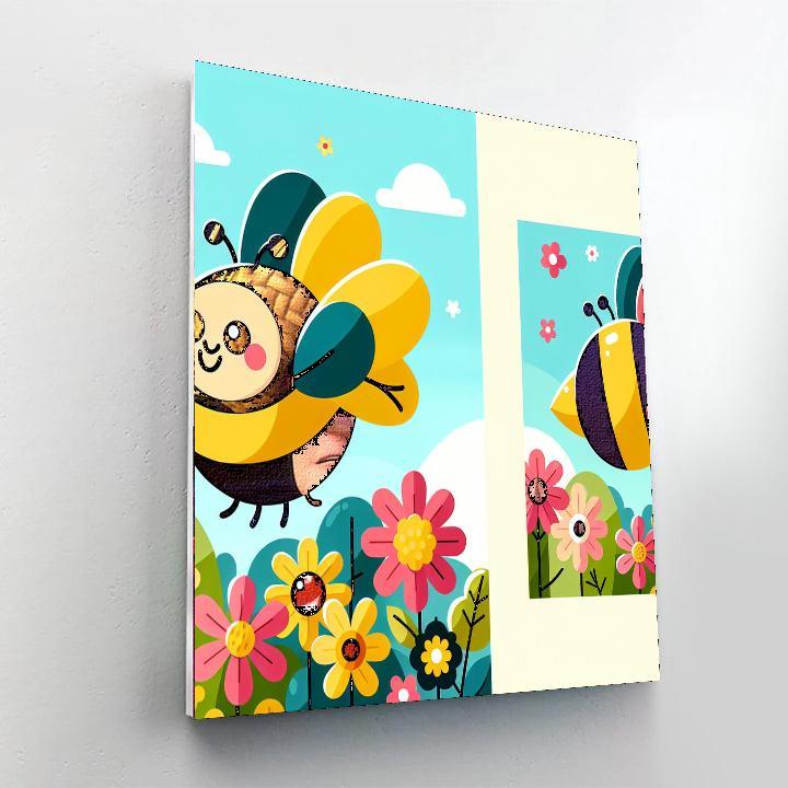 Bouncing Bumblebee Numbered Painting Kits