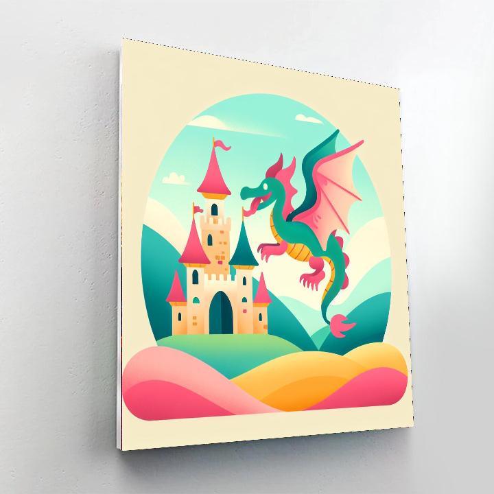 Fairytale Dragon Dreams Paint By Number