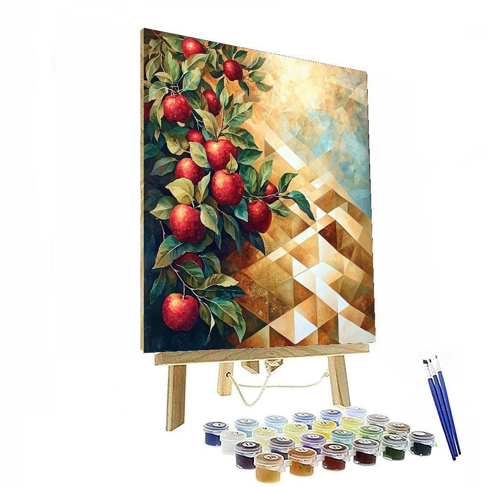 Paul Cézanne Inspired Celestial Orchard Reverie  Paint By Number