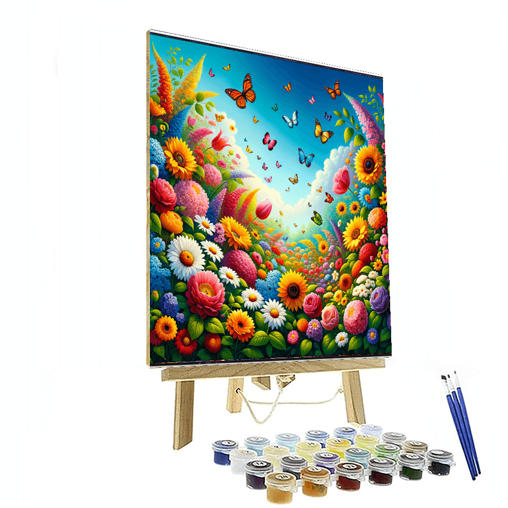 Sunny Garden Fiesta Paint By Color