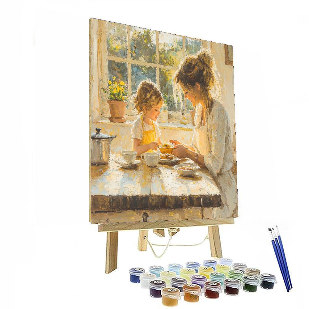 Mother's Morning Glow Numbered Painting Kits