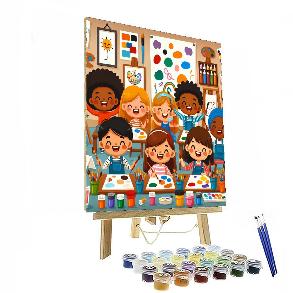 Joyful Art Adventure Painting By Numbers Kit