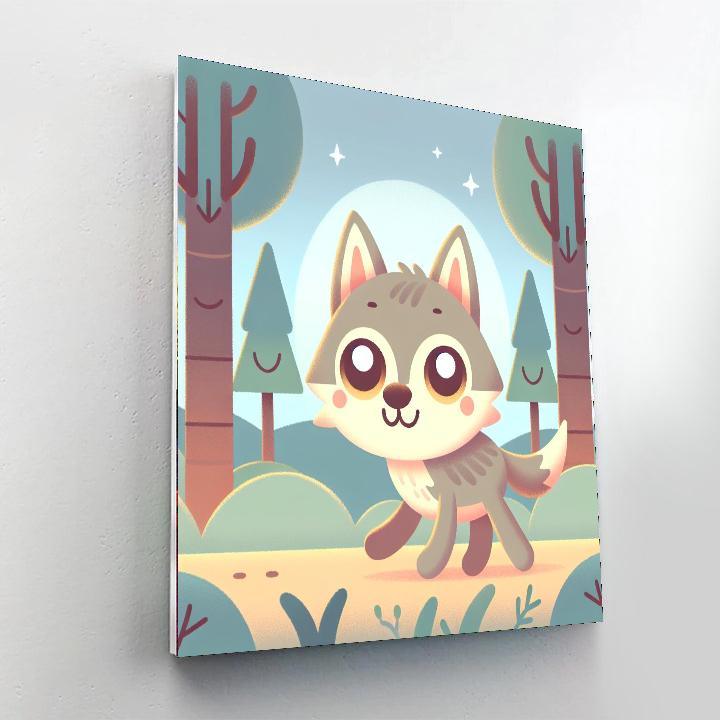 Wandering Wolf Paint By Numbers Kits