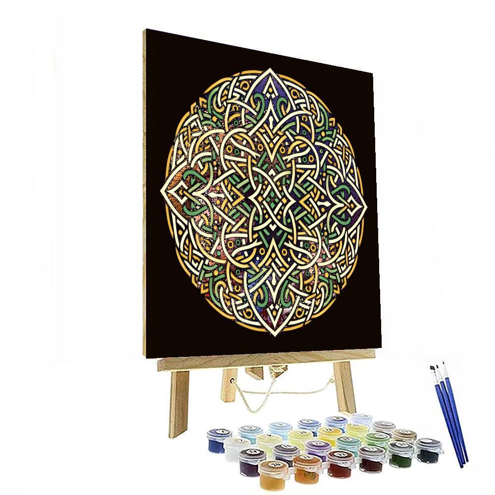 Celtic Knot Mystery DIY Paint By Numbers