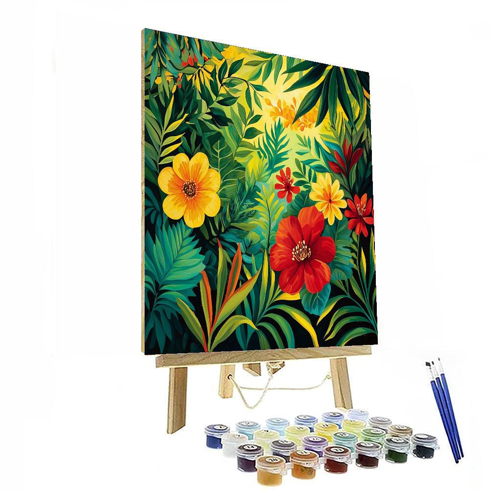 Frida Kahlo Inspired Lush Resonance  Painting Number Kit