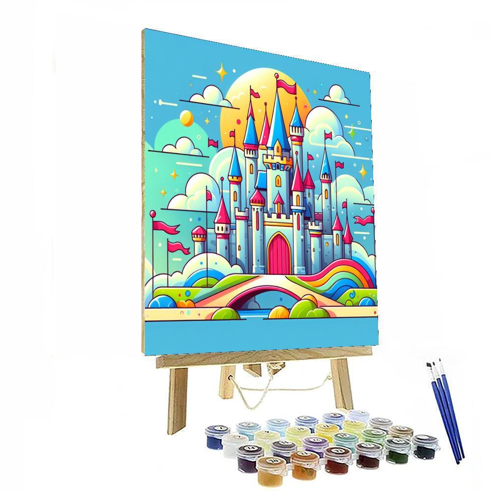 Mystic Castle Adventure Number Painting