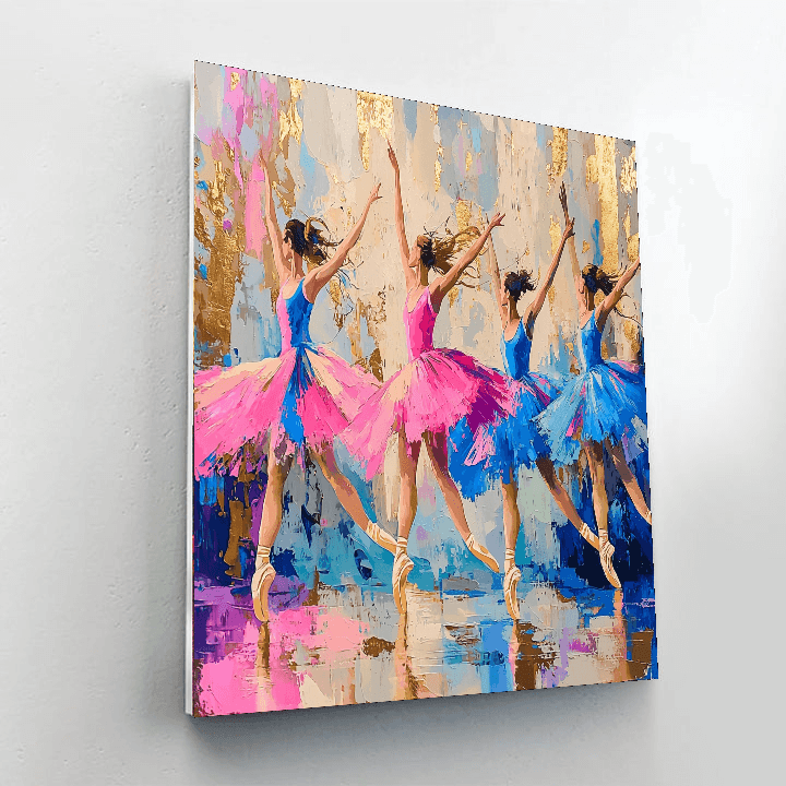 Degas Inspired Dancing Light  Paint By Number
