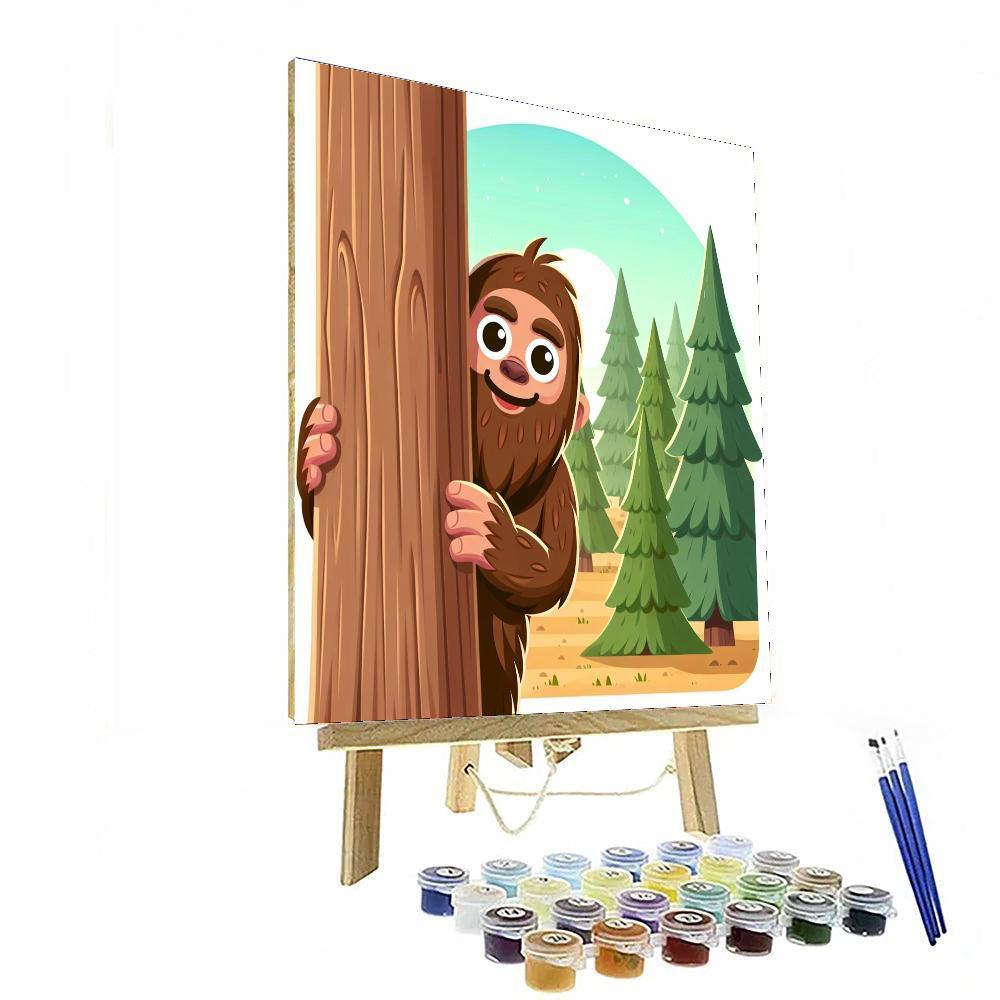 Friendly Bigfoot Paint By Numbers Kits