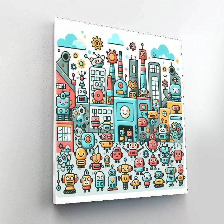 Fantastic Robot Factory Paint By Numbers Kits