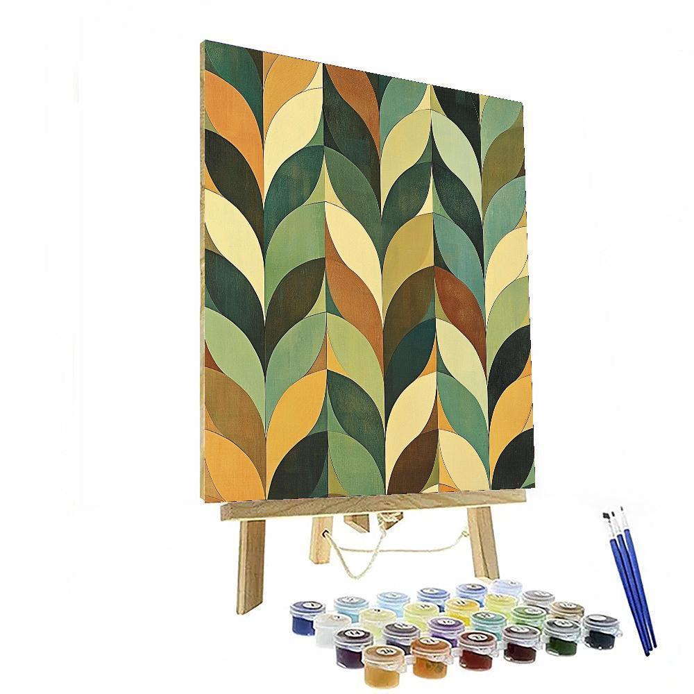 Leonardo Da Vinci Inspired Nature's Geometry  Paint By Numbers Kits