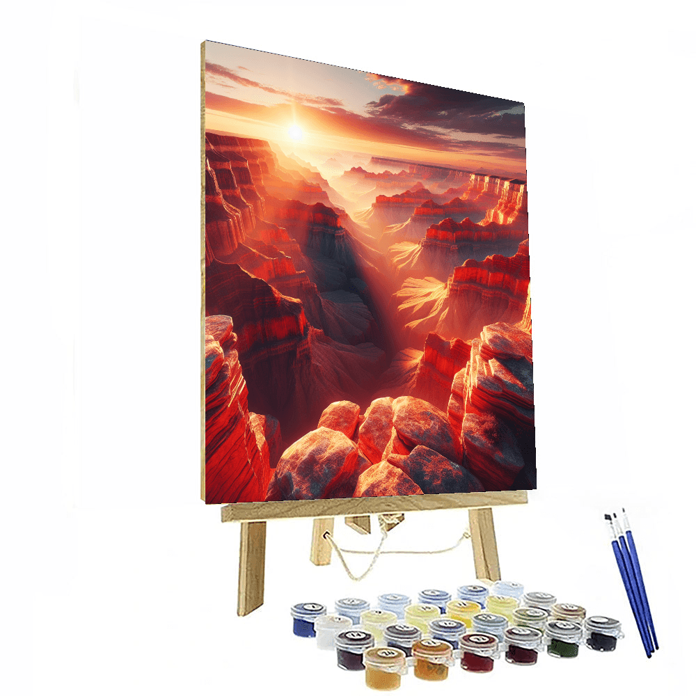 Breathtaking Grand Canyon Painting Number Kit