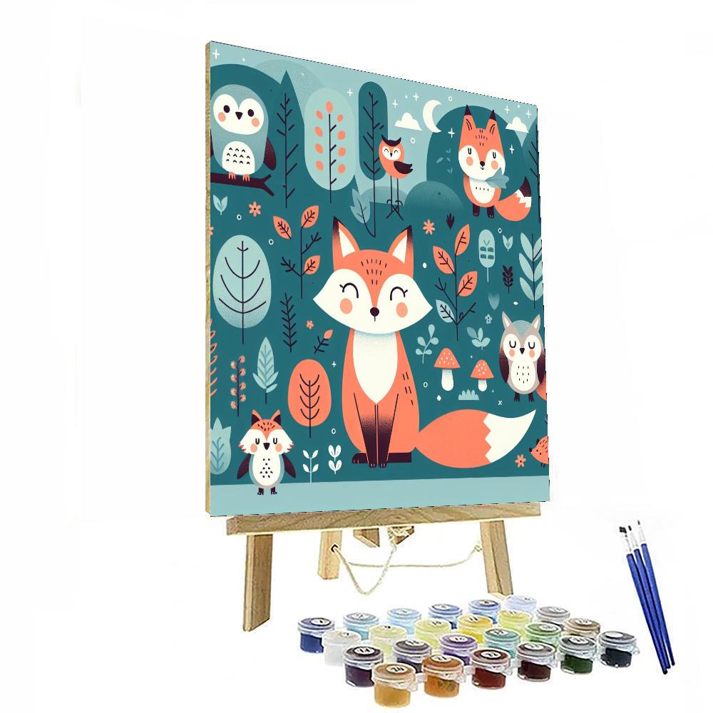 Woodland Wonderland Painting By Numbers Kit