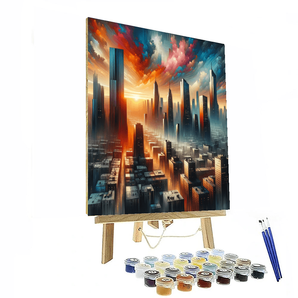 Metropolitan Sunrise Paint By Color