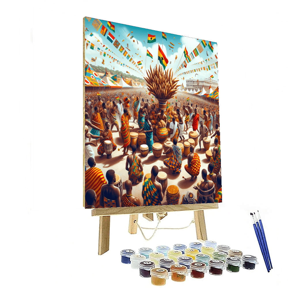 New Yam Festival - Accra, Ghana Paint By Color