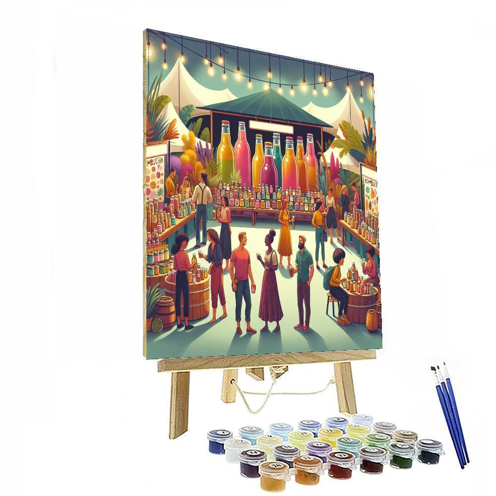 Kombucha Festival - Usa Paint By Numbers Kits
