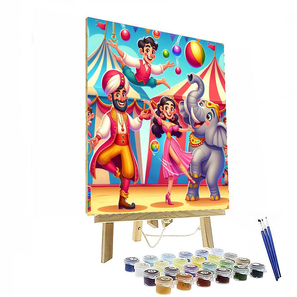The Spectacular Circus Number Painting
