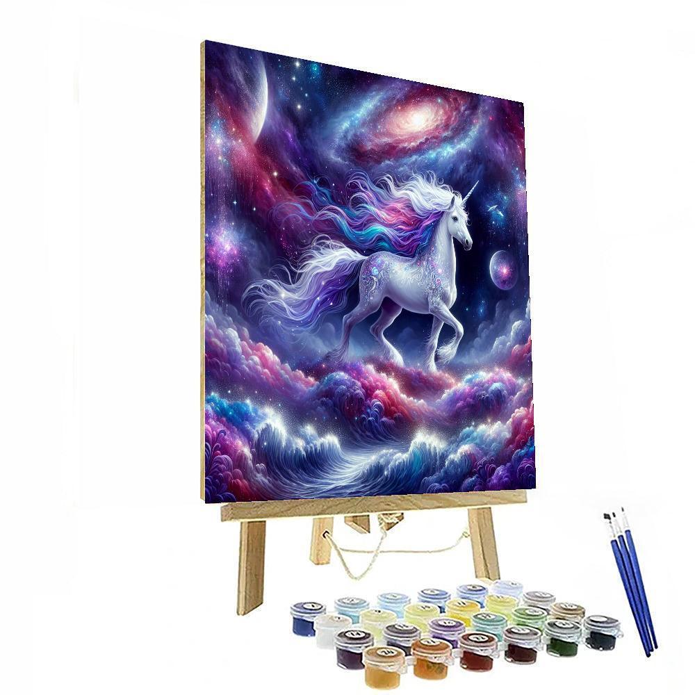 Cosmic Unicorn Dreams Paint By Numbers Art