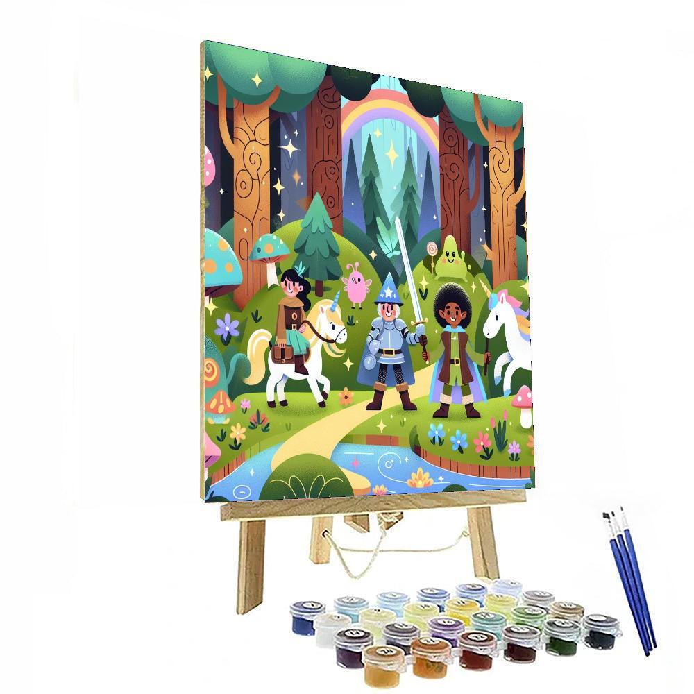 Fairy Tale Woods Journey Paint By Color