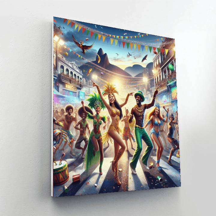 Carnival Of Bloco Painting Number Kit