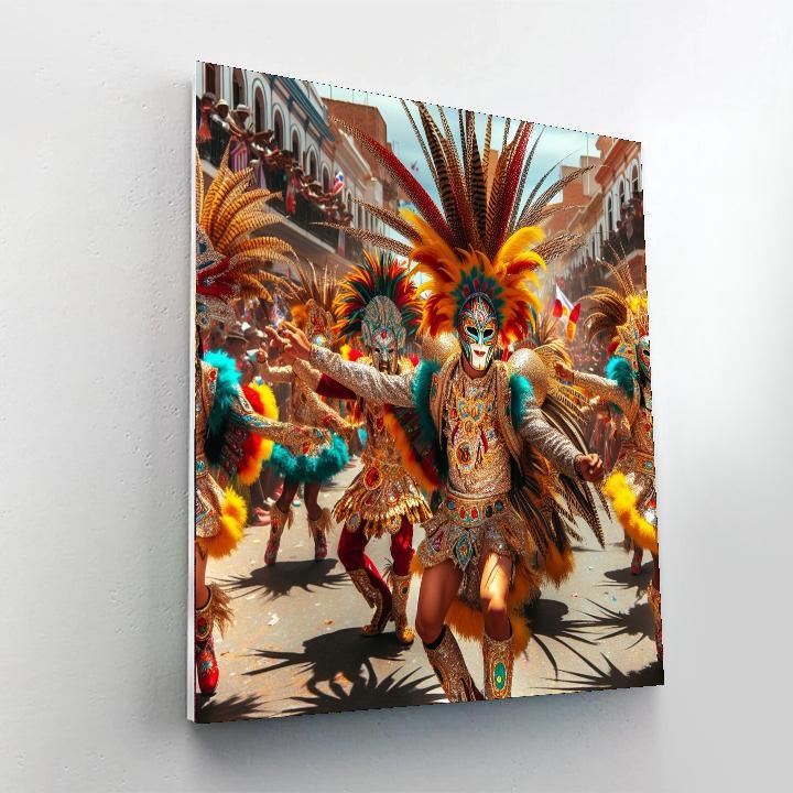 Carnival Of Oruro - Oruro, Bolivia Painting Number Kit