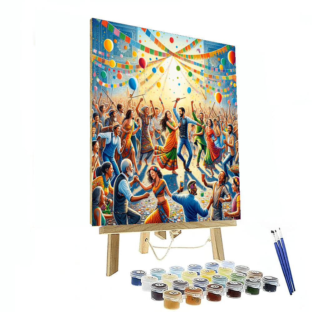 Vibrant Festival Celebration - DIY Painting By Numbers Kit