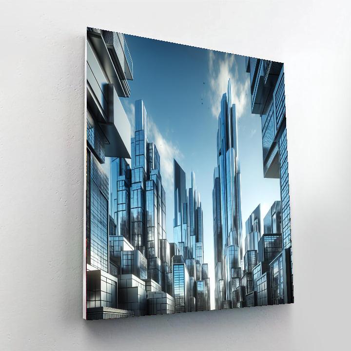 Urban Skylight Perspective Paint By Color