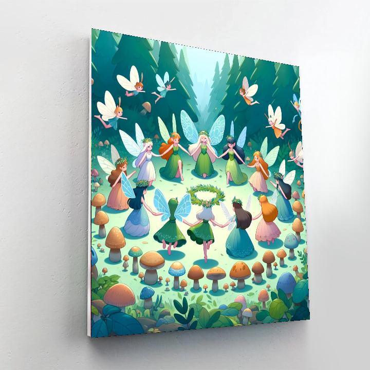 Fairy Forest Glade Paint By Numbers Art