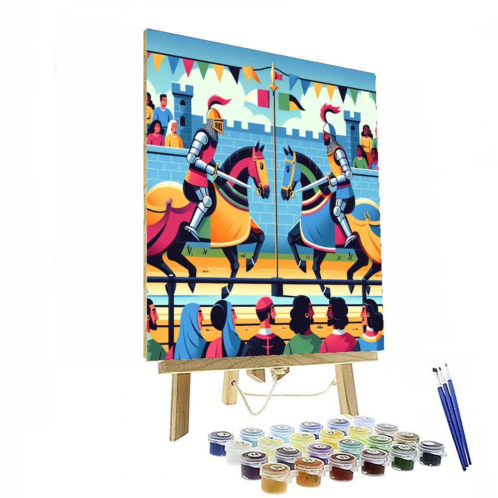 Knights' Royal Tournament Paint By Numbers