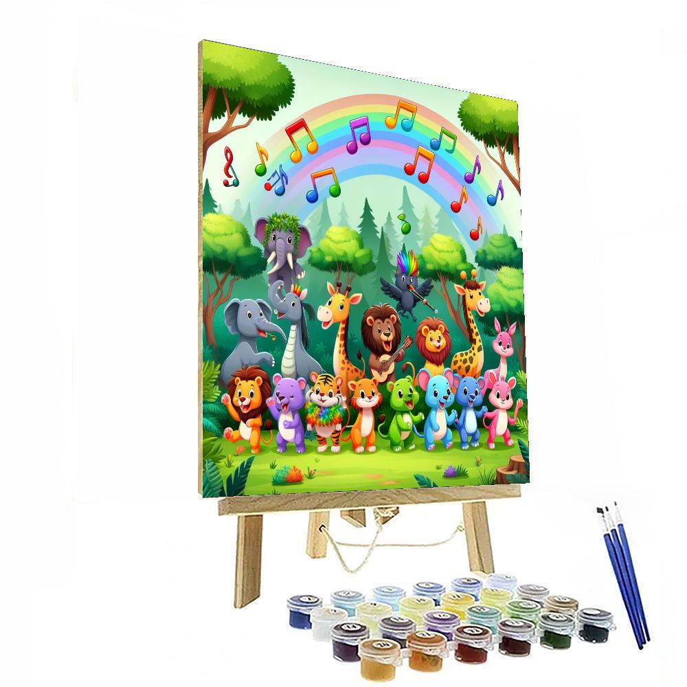 Joyous Jungle Jam Painting Number Kit