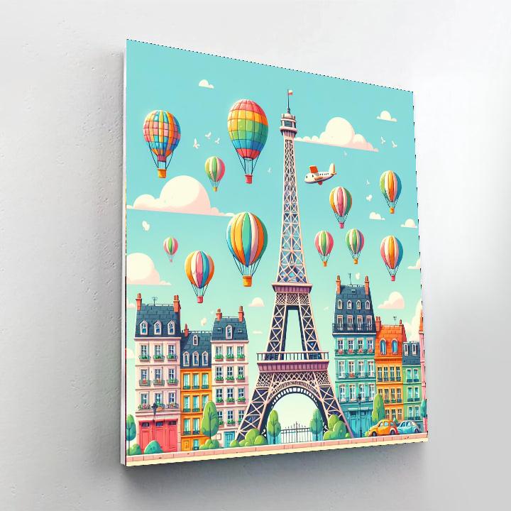 Petite Parisian Adventure Paint By Numbers Kits