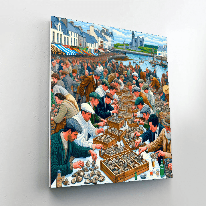 Galway Oyster Festival - Ireland Number Painting