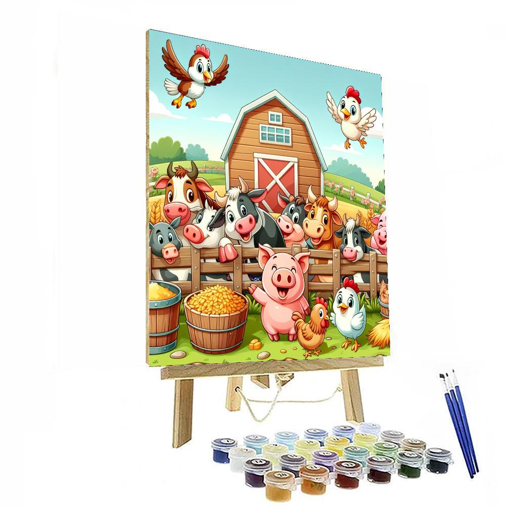 Giddy Farmyard Fun Paint By Color