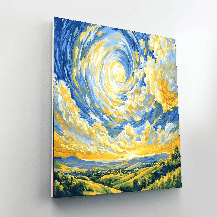 Vincent Van Gogh Inspired Ethereal Summer Sky  Paint By Numbers Kits