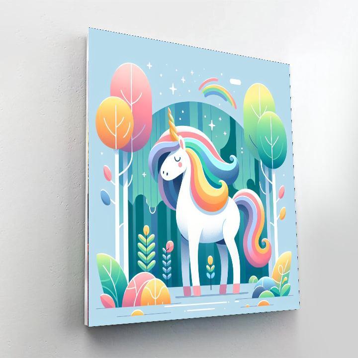 Magic Forest Unicorn Numbered Painting Kits