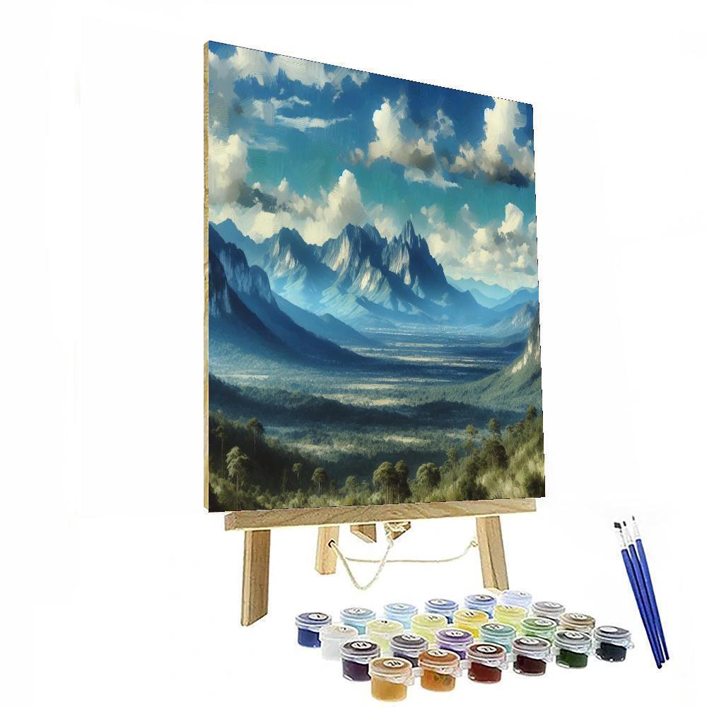Breathtaking Mountains Numbered Painting Kits
