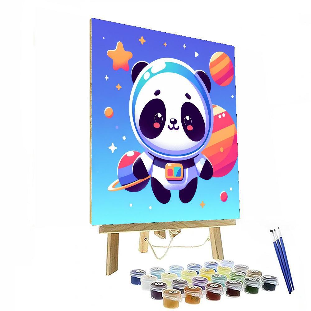 Intergalactic Panda Mission Numbered Painting Kits
