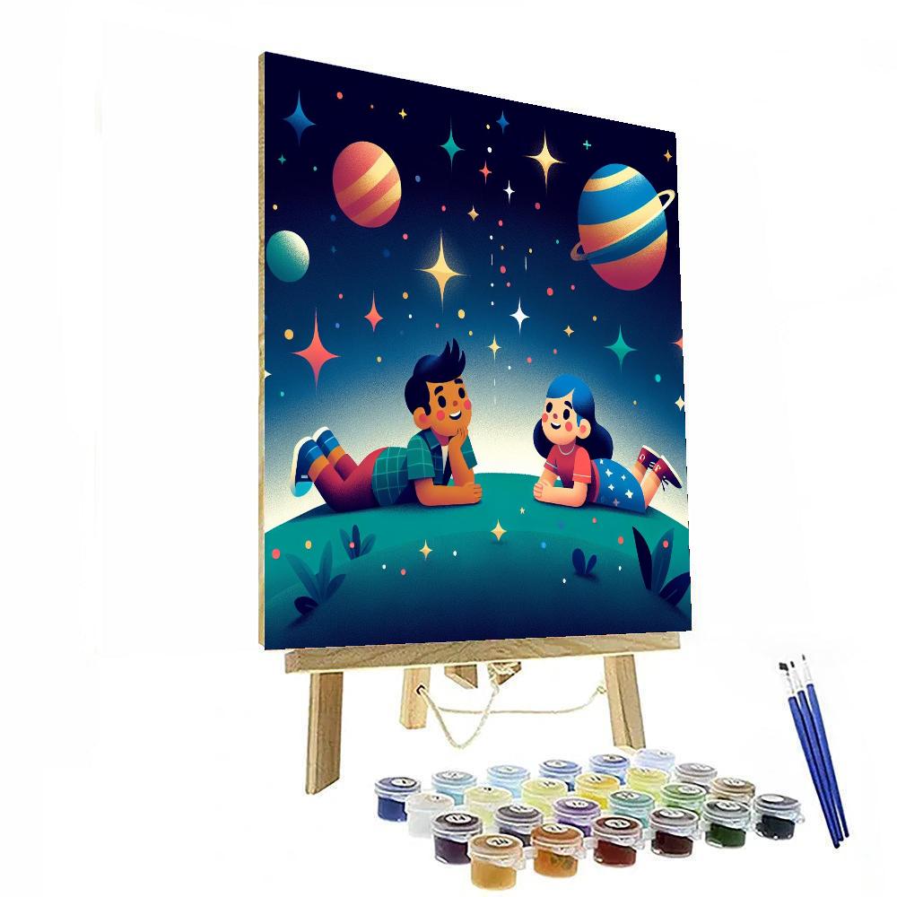 Galaxy Gazers Paint By Numbers Kits