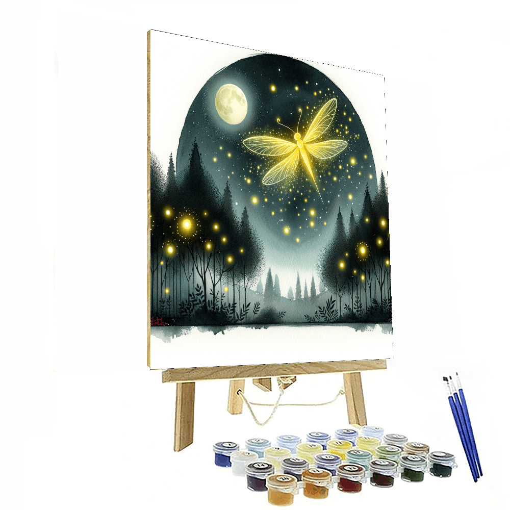 Glowing Firefly - DIY Painting By Numbers Kit