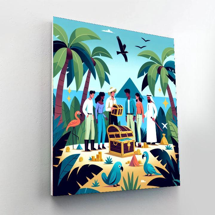 Mystic Island Discovery Paint By Numbers Art