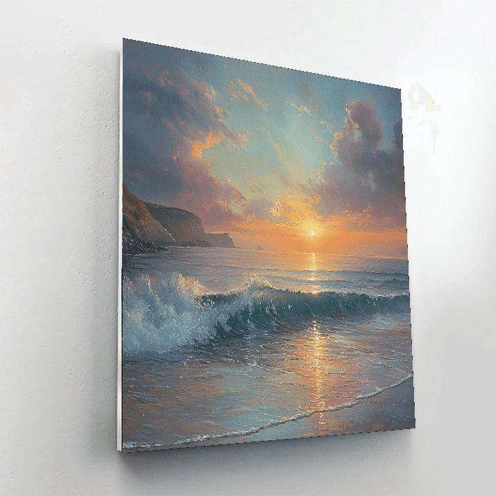 J.M.W. Turner Inspired Mystic Waters  Paint By Numbers Art