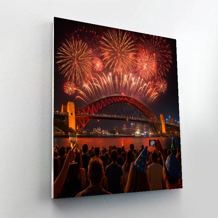 New Year's Eve Celebrations - Sydney, Australia DIY Paint By Numbers