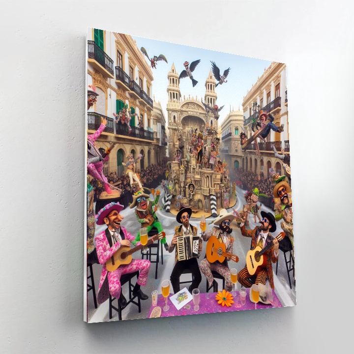 El Carnaval De Cádiz - Cádiz Paint By Numbers Kits