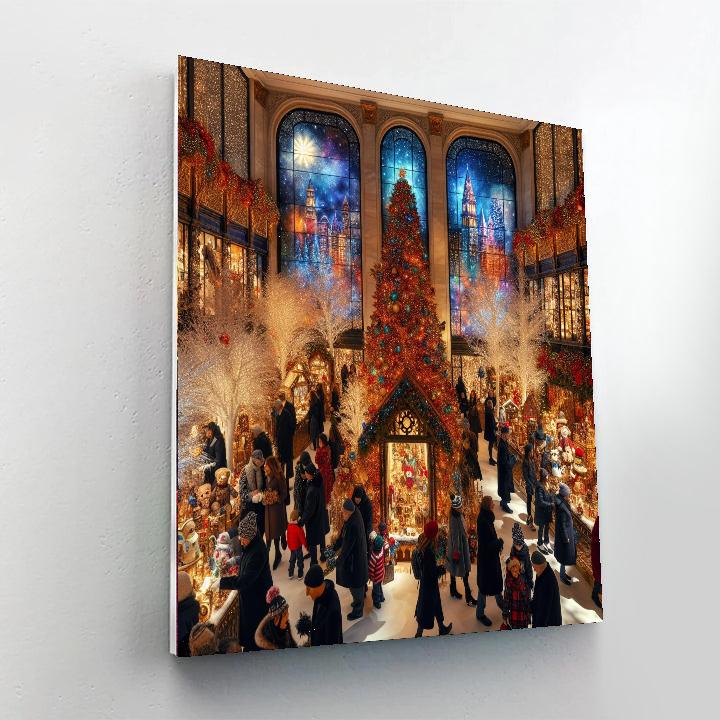 Harrods Christmas Festival Paint By Numbers Kits