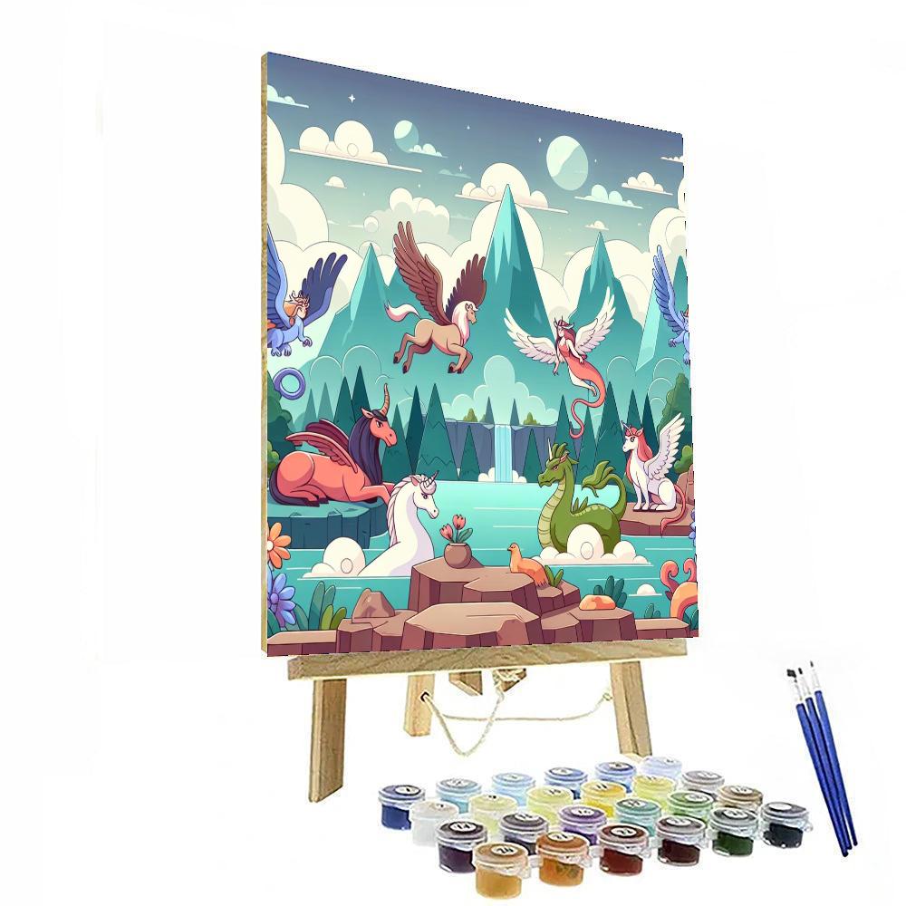 Mythical Journeys Number Painting