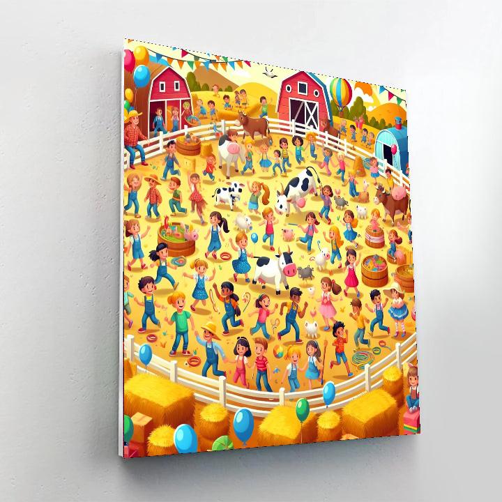 Fantastic Farm Festival Paint By Numbers