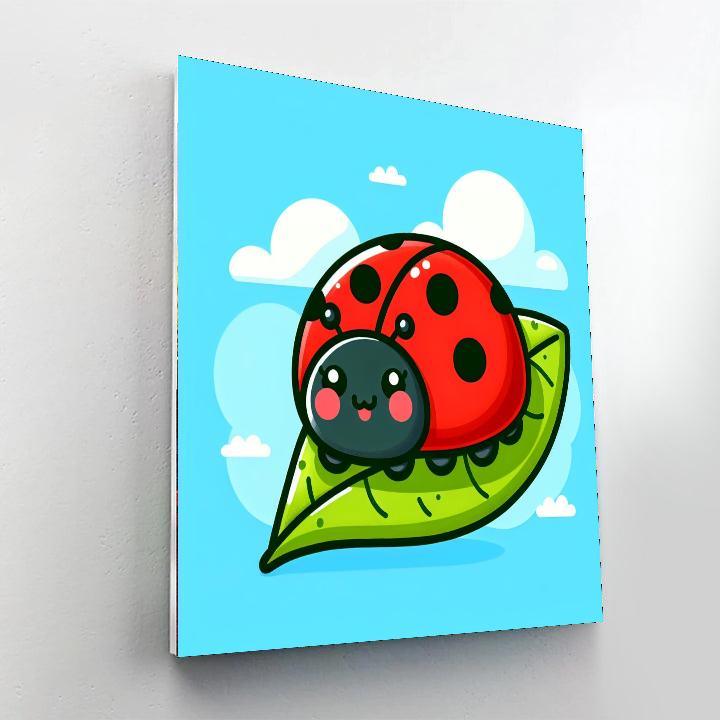 Jolly Ladybug Paint By Numbers